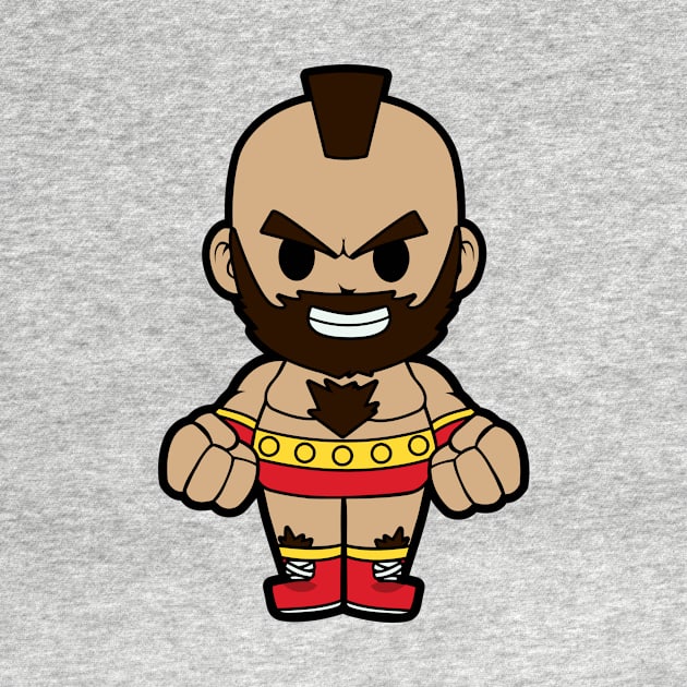 Zangief Street Fighter Chibi by untitleddada